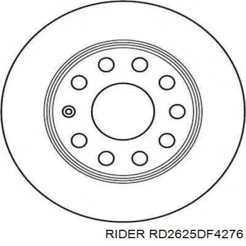 Купить RD2625DF4276 Rider Диск тормозной задний
