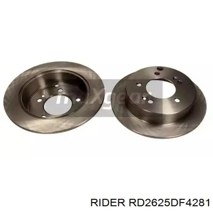 Задний тормозной диск Rider RD2625DF4281 цена, от 19.73 USD