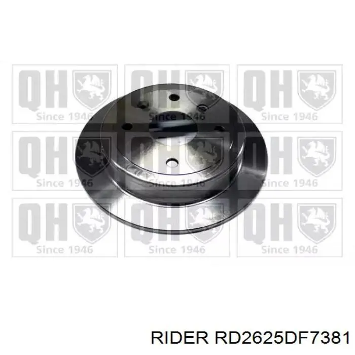 Тормозные диски RD2625DF7381 Rider