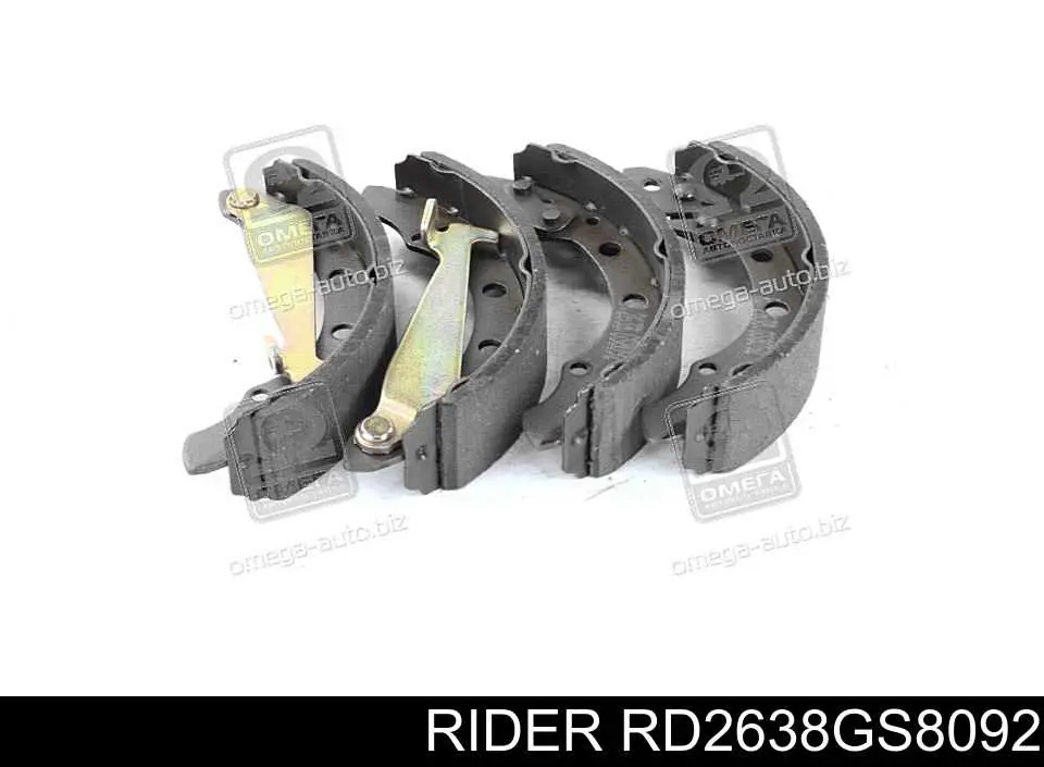 RD2638GS8092 Rider Барабанные тормозные колодки