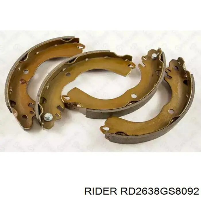 RD2638GS8092 Rider Барабанные тормозные колодки