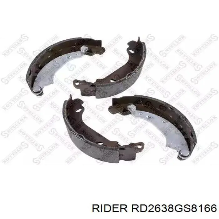 Тормоза рабочие задние ножные и тормозные барабаны Rider RD2638GS8166 цена, от 11.40 USD
