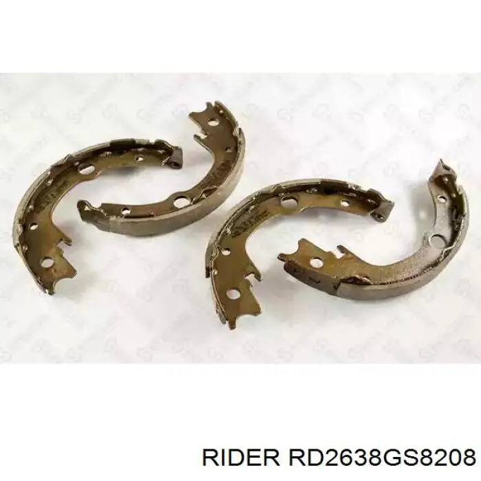 RD2638GS8208 Rider Тормозные колодки ручника