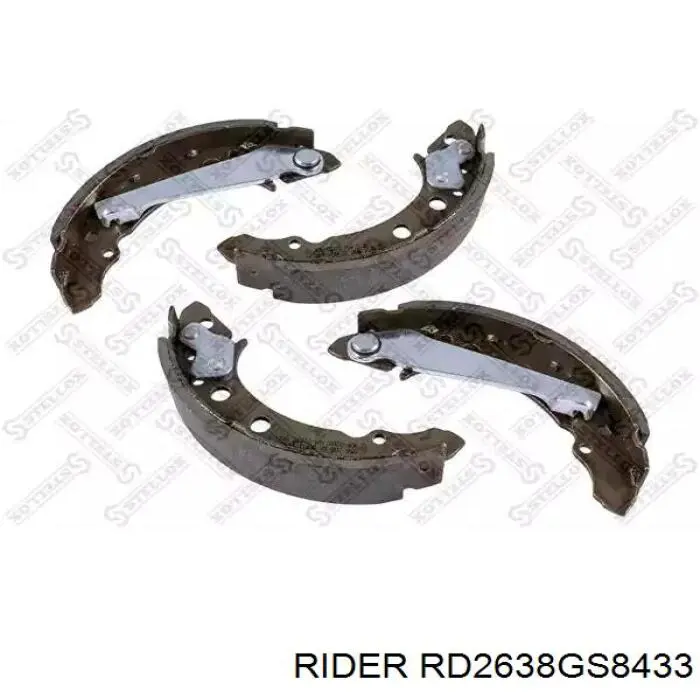 Колодки ручника RD2638GS8433 Rider