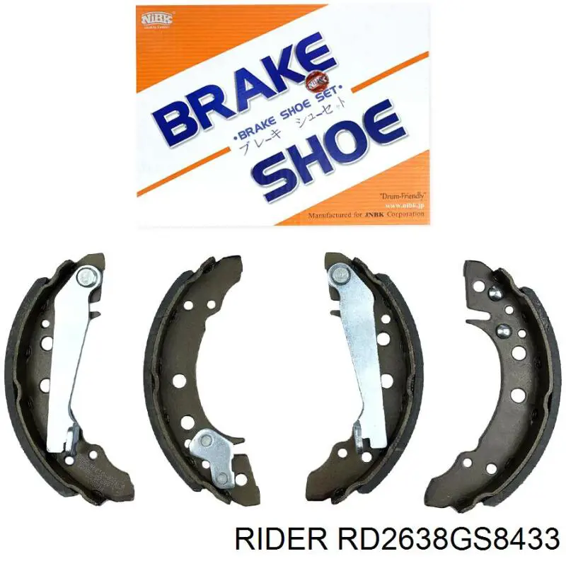 Тормозные колодки стояночного тормоза Rider RD2638GS8433 цена, от 13.66 USD