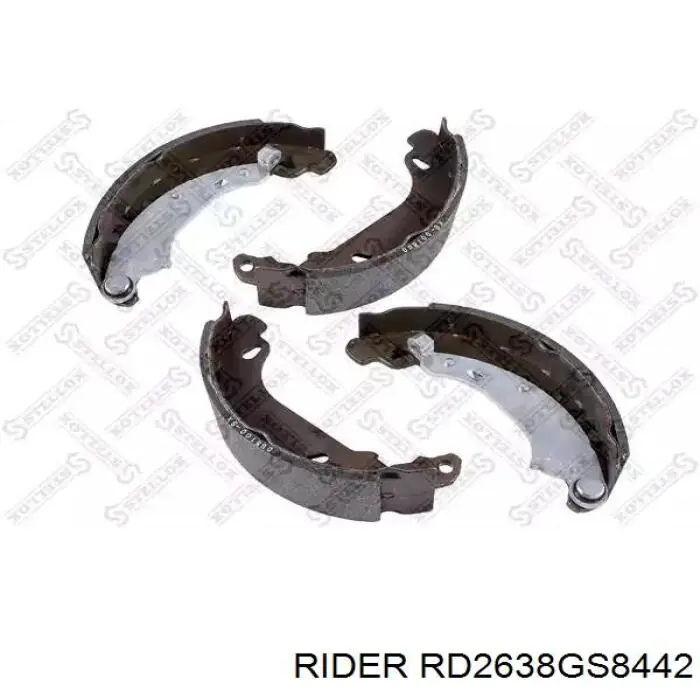 RD2638GS8442 Rider Барабанные тормозные колодки