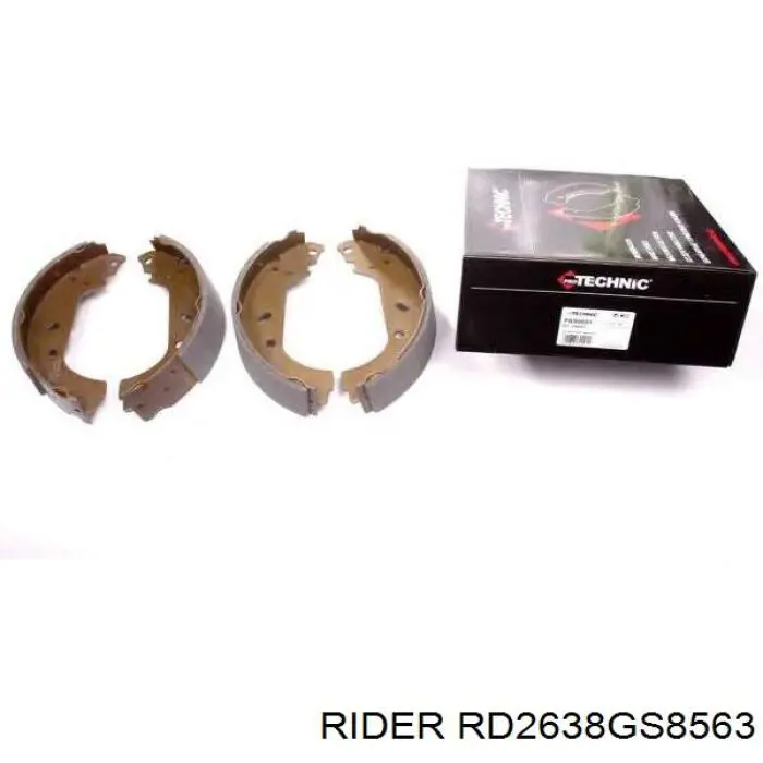 RD2638GS8563 Rider Барабанные тормозные колодки