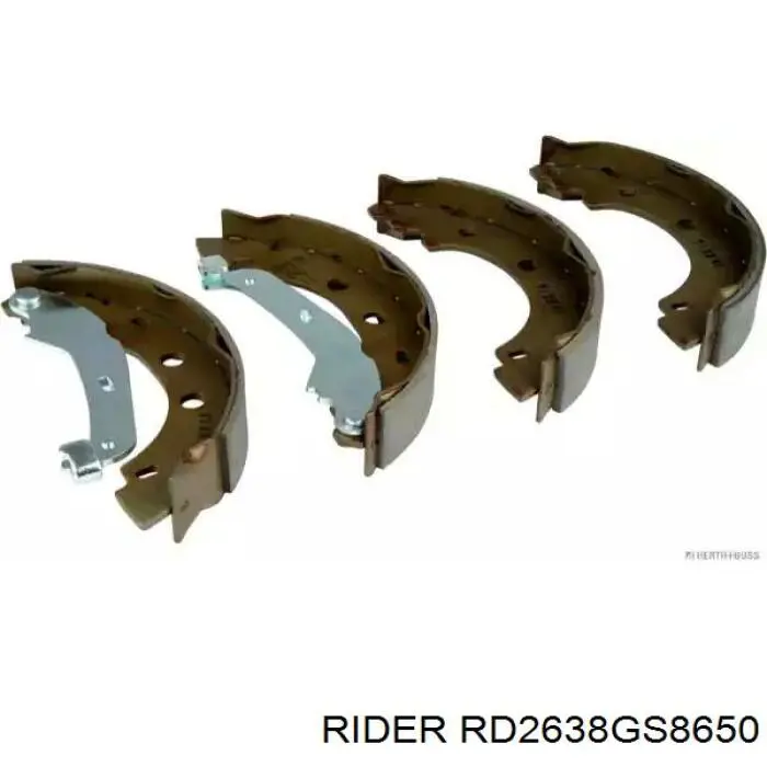 RD2638GS8650 Rider Барабанные тормозные колодки