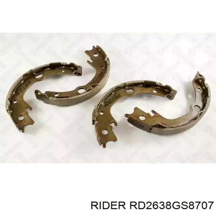 Тормоза рабочие задние ножные и тормозные барабаны Rider RD2638GS8707 цена, от 15.17 USD