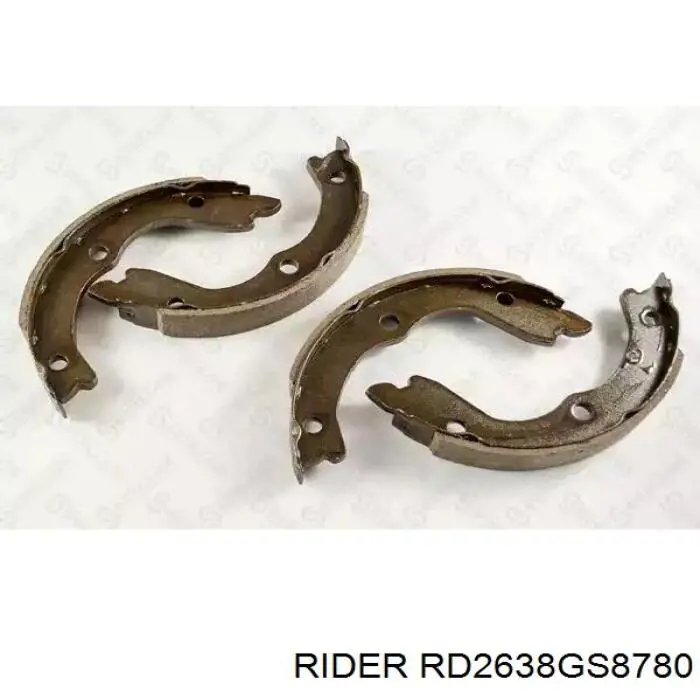 Купить RD2638GS8780 Rider Задние барабанные тормозные колодки