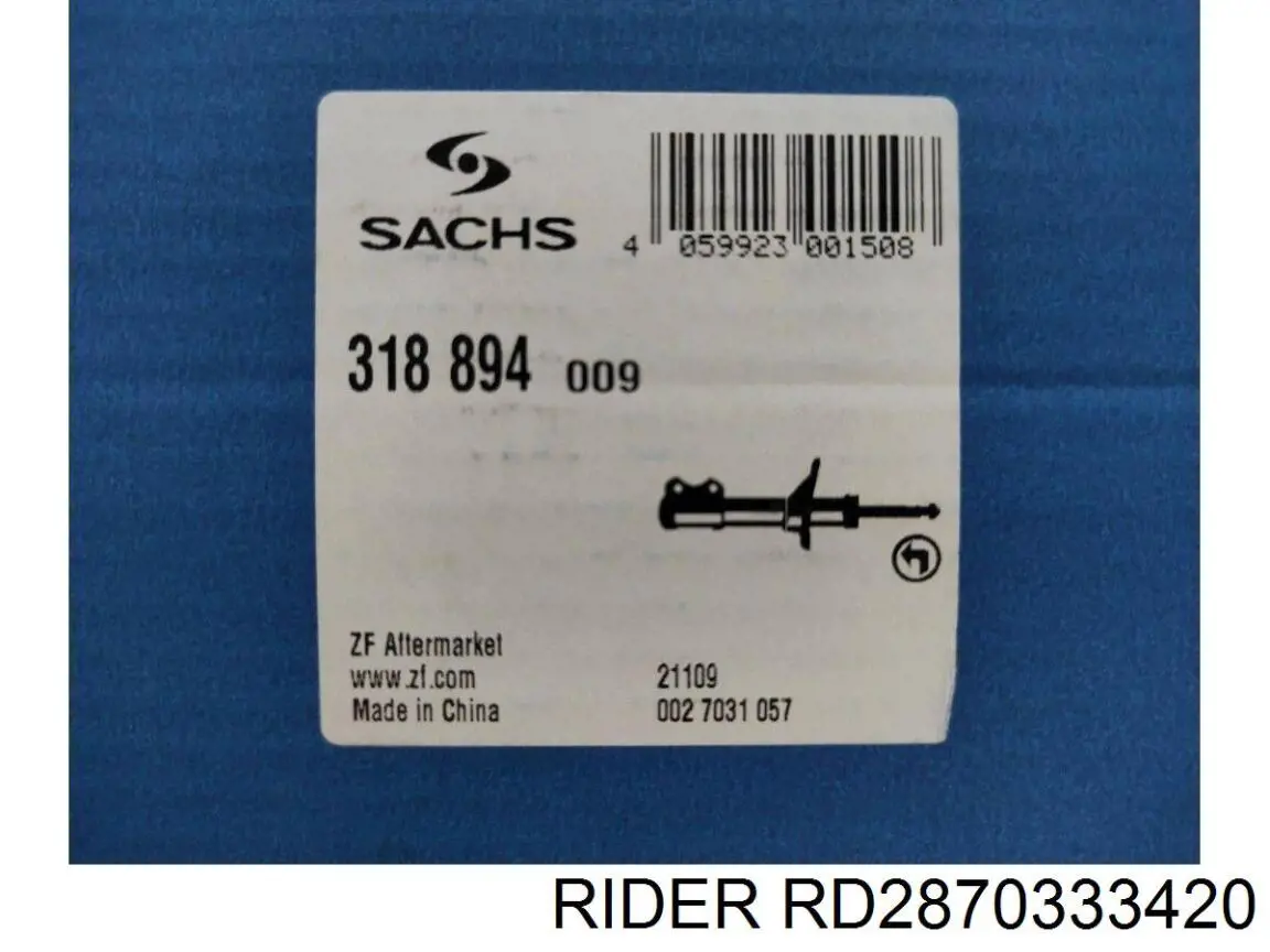 Задний левый амортизатор Rider RD2870333420