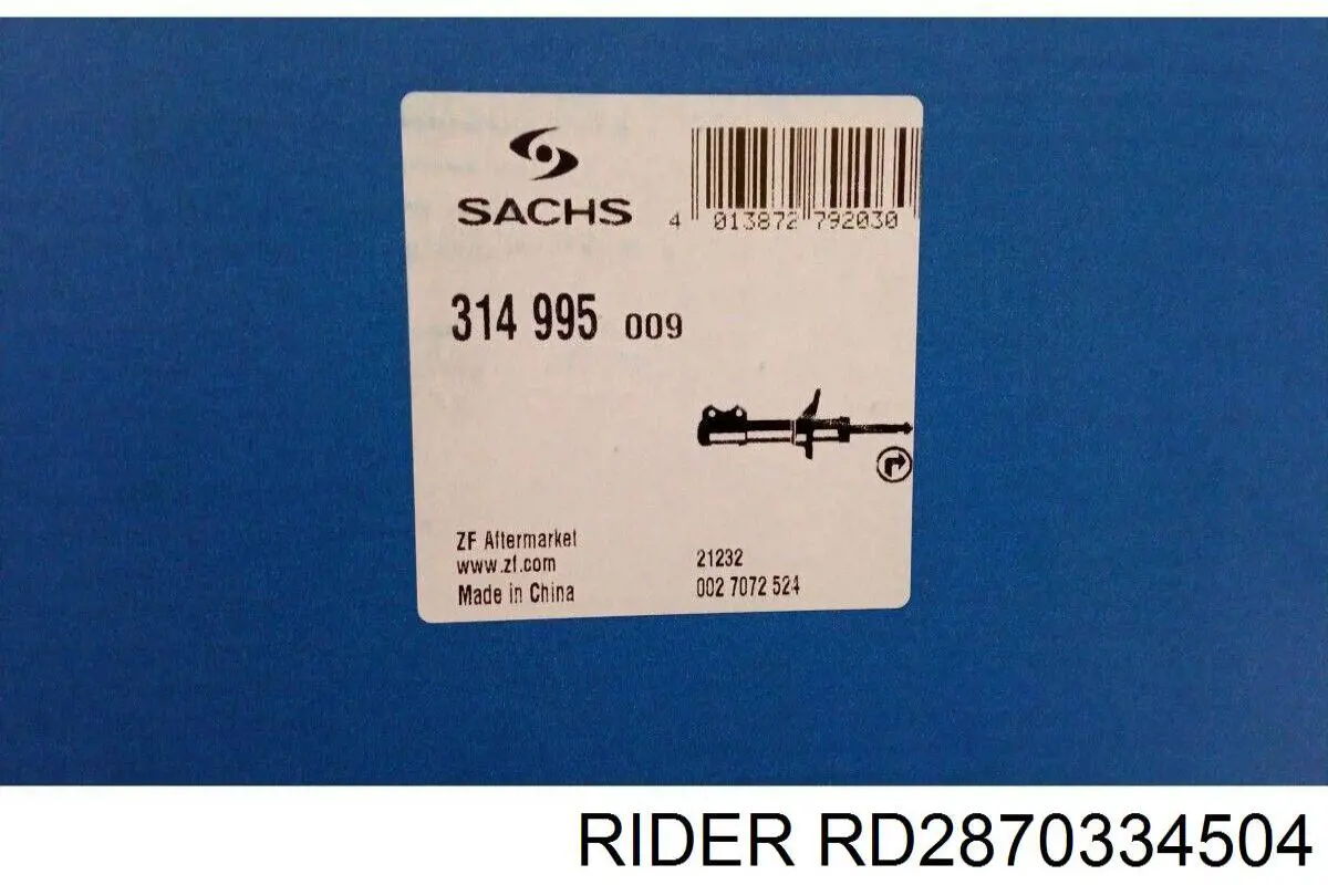 Купить RD2870334504 Rider Амортизатор задний правый
