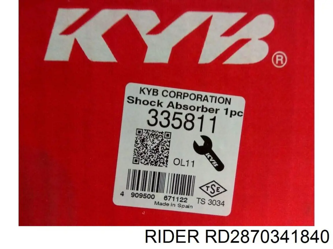 Задний амортизатор Rider RD2870341840