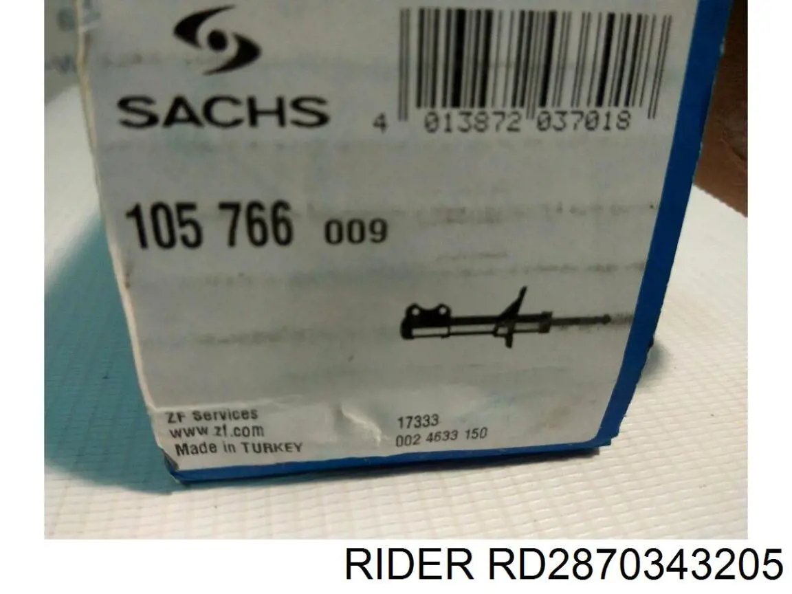 Амортизатор задний RD2870343205 Rider