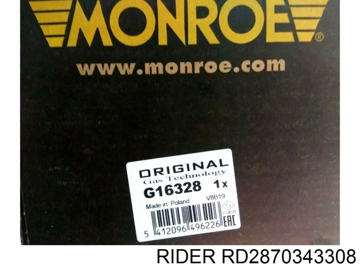 Амортизатор задний RD2870343308 Rider