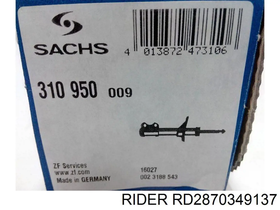 Купить RD2870349137 Rider Амортизатор задней подвески