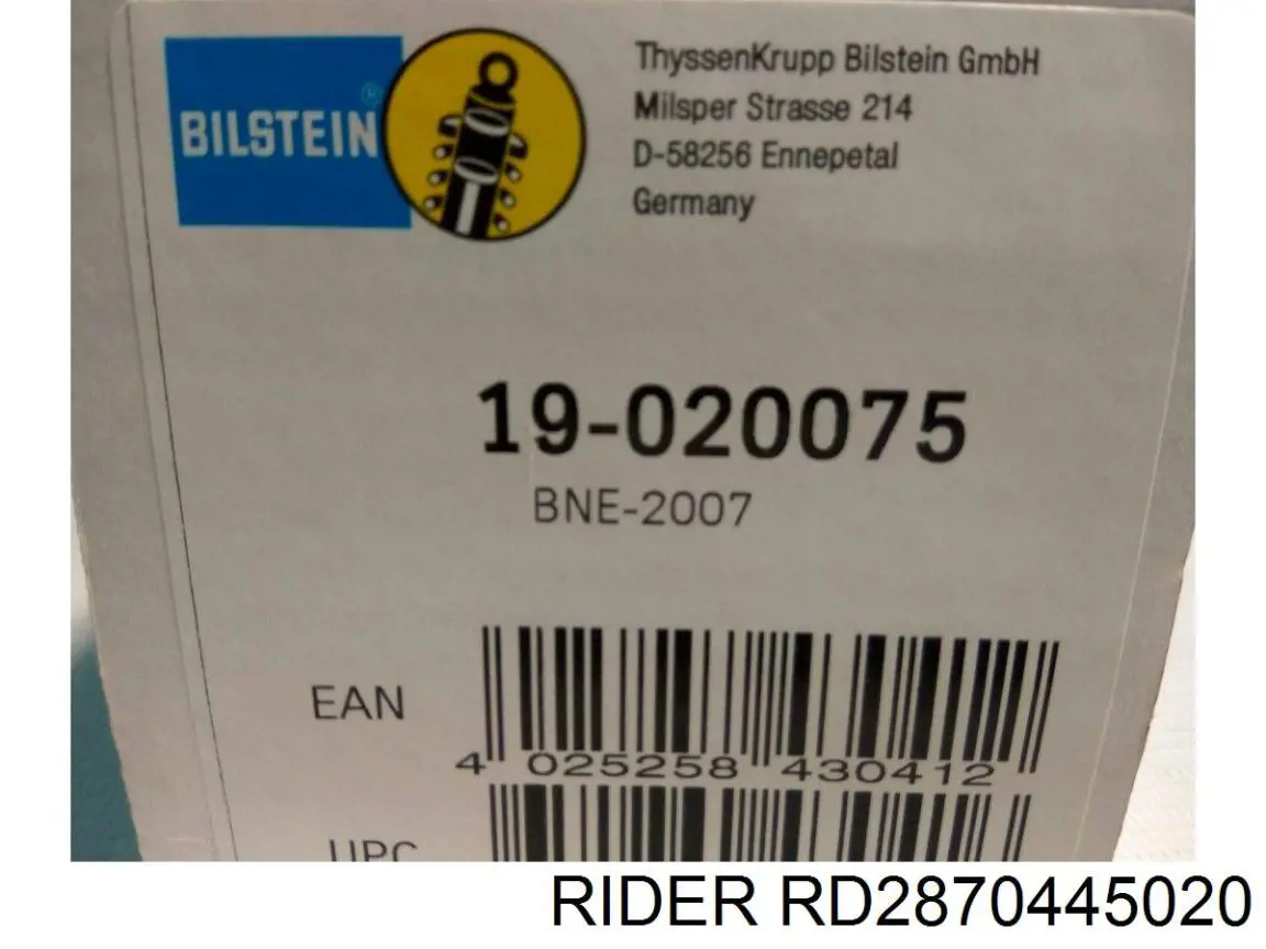 Купить RD2870445020 Rider Амортизатор задней подвески