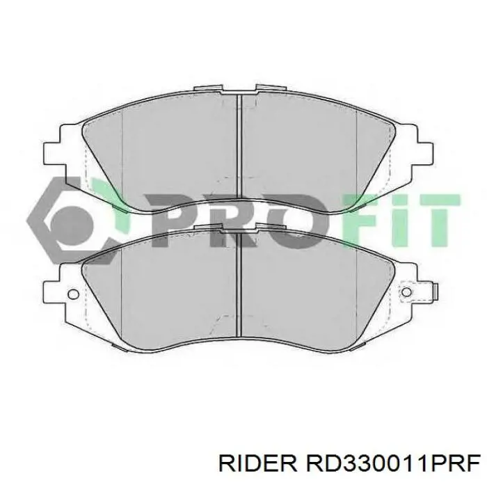 Pastillas de freno delanteras RD330011PRF Rider