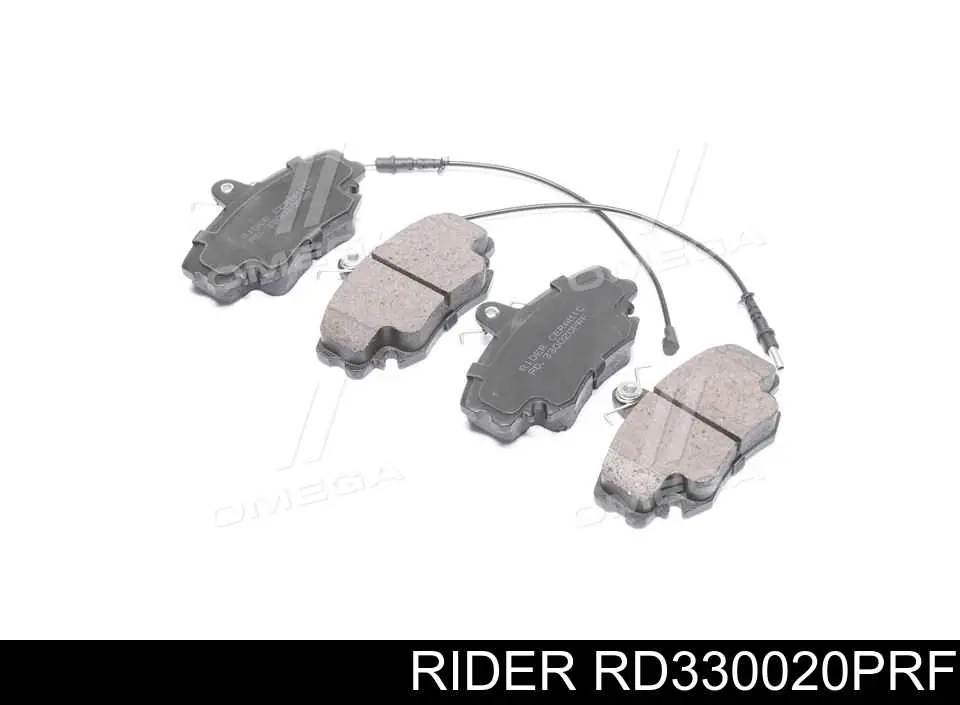 RD.330020PRF Rider передние тормозные колодки