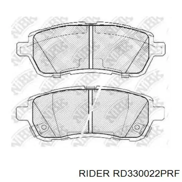 Передние тормозные колодки RD330022PRF Rider