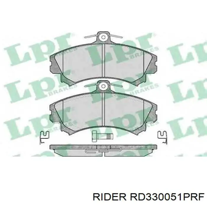 Передние тормозные колодки RD330051PRF Rider