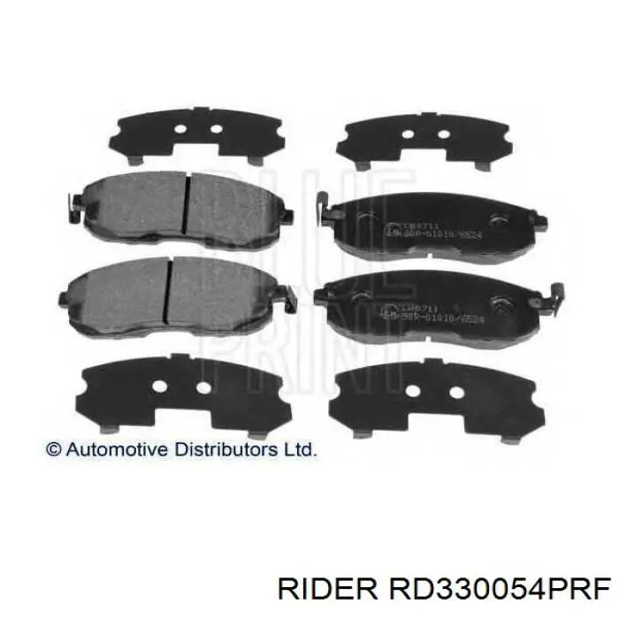 Передние тормозные колодки RD330054PRF Rider