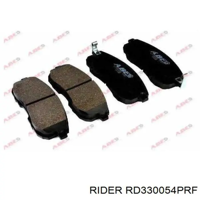 Pastillas de freno delanteras RD330054PRF Rider