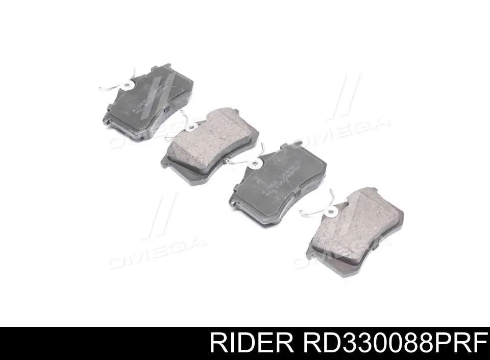 RD.330088PRF Rider задние тормозные колодки
