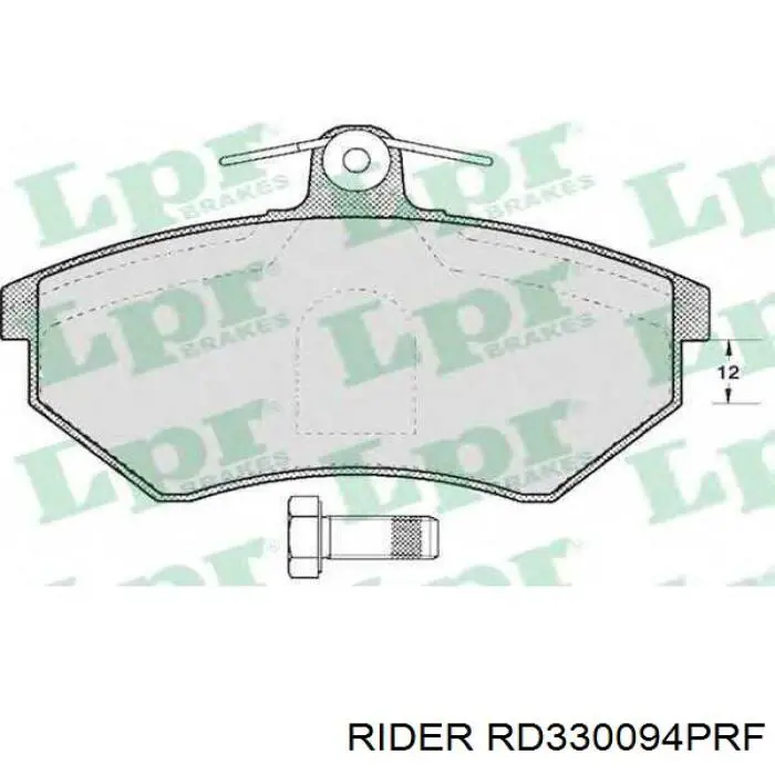 Купить RD330094PRF Rider Колодки тормозные