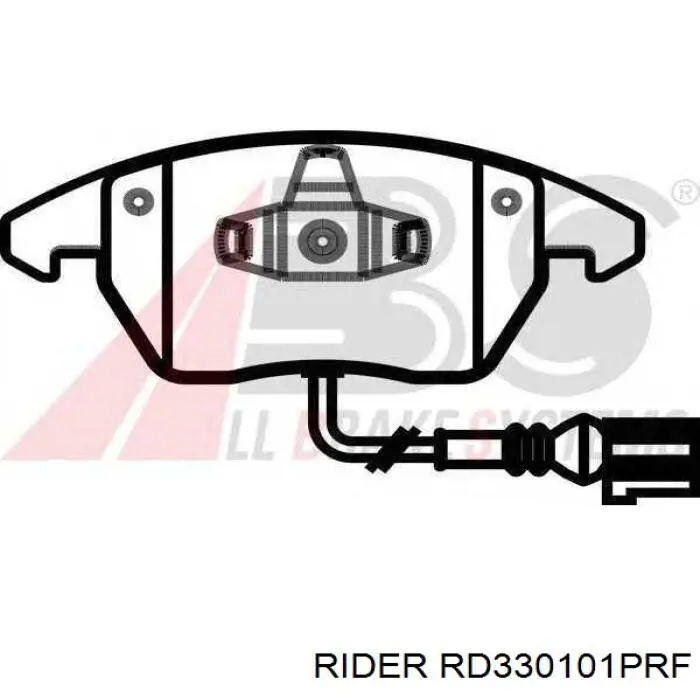 Колодки Rider RD330101PRF цена, от 23.76 USD