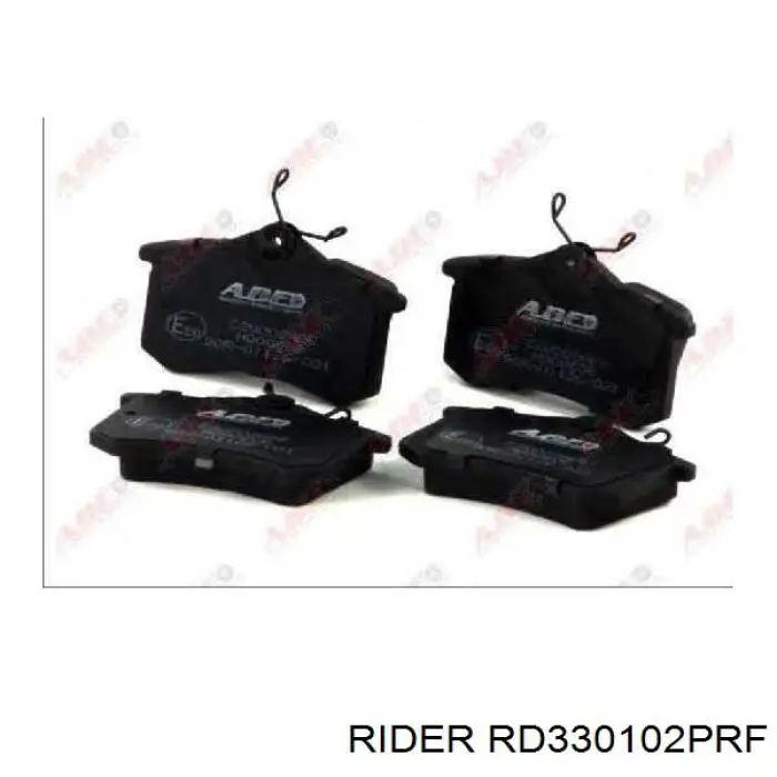 Задние тормозные колодки RD330102PRF Rider