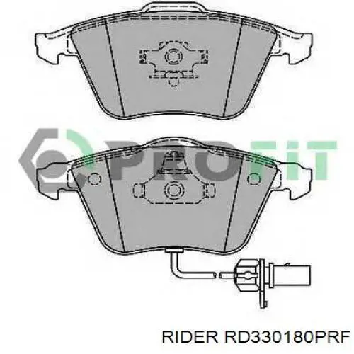 RD.330180PRF Rider передние тормозные колодки