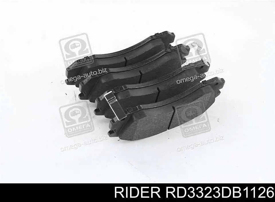 Колодки тормозные передние дисковые Rider RD3323DB1126