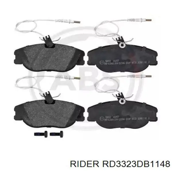 Передние тормозные колодки RD3323DB1148 Rider