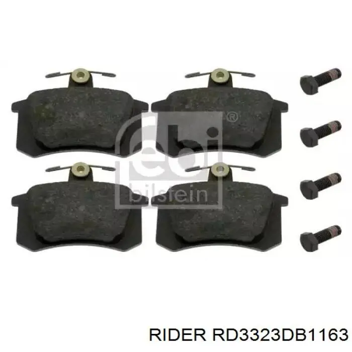 Колодки дисковые  Rider RD3323DB1163 цена, от 11.61 USD