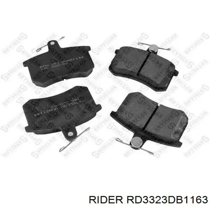Купить RD3323DB1163 Rider Колодки тормозные задние, дисковые