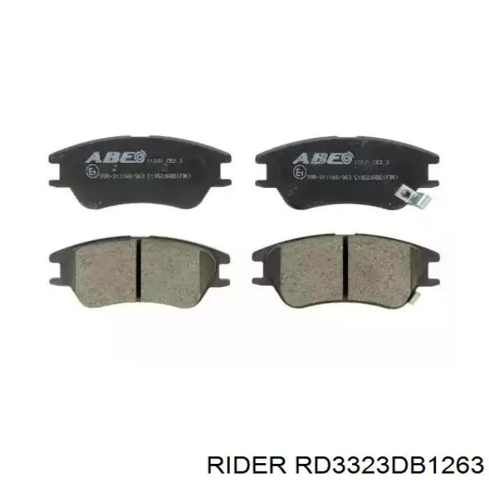 Купить RD3323DB1263 Rider Колодки тормозные задние, дисковые