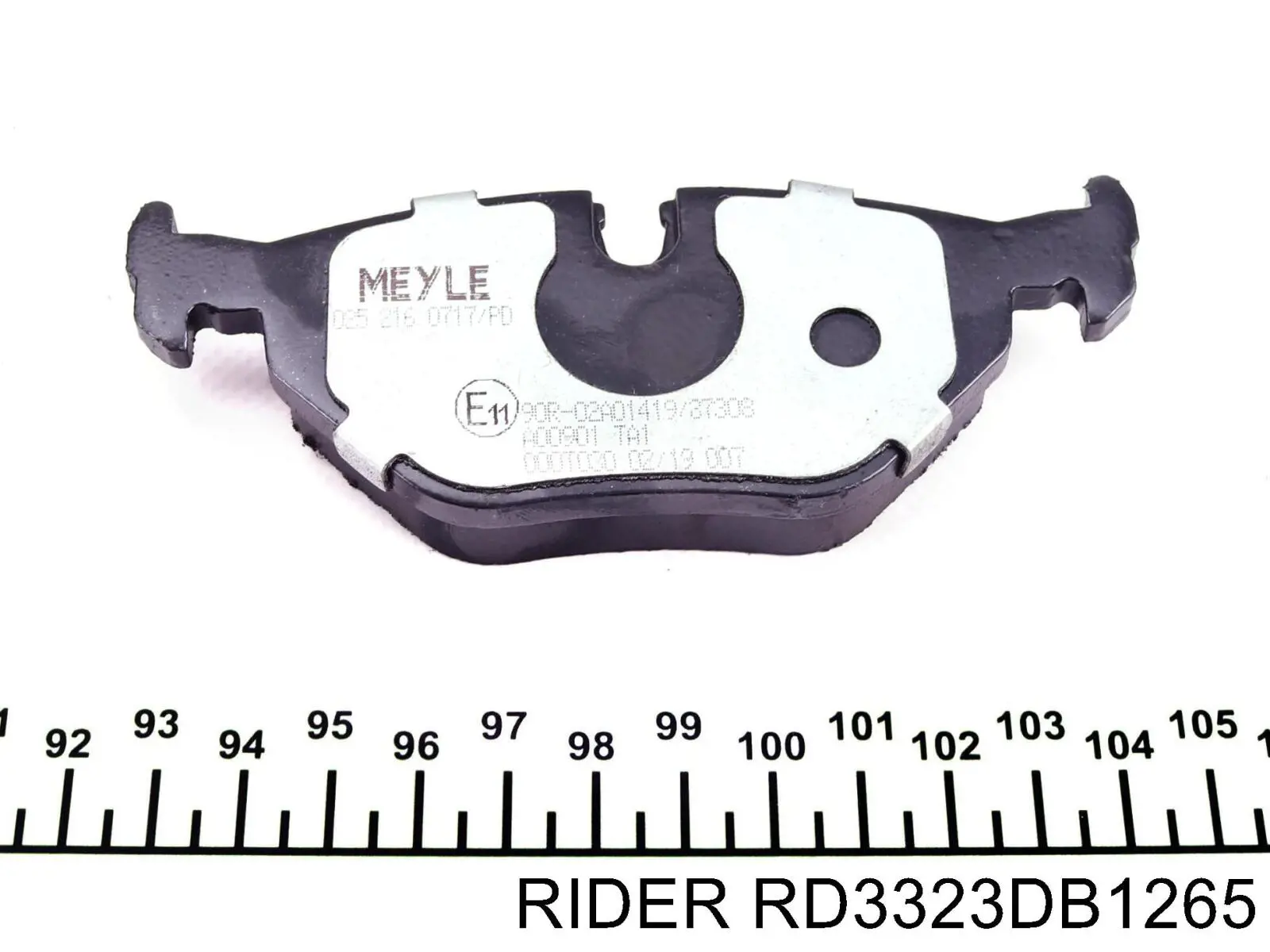 Купить RD3323DB1265 Rider Колодки тормозные задние, дисковые