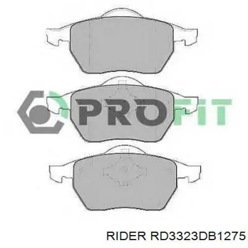 Колодки Rider RD3323DB1275 цена, от 16.65 USD