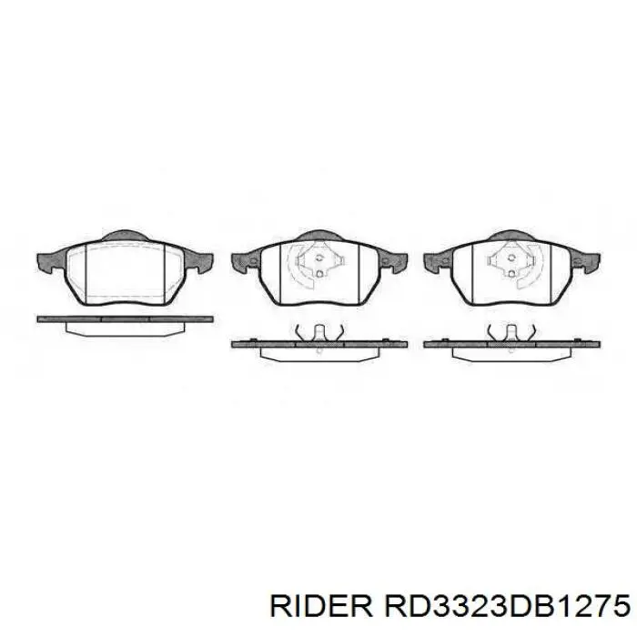 RD3323DB1275 Rider Колодки передние