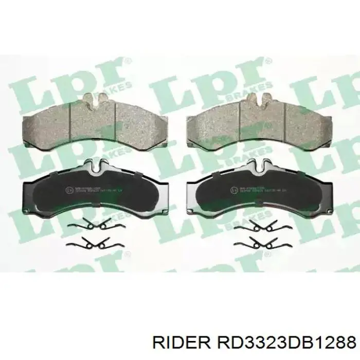 Передние тормозные колодки RD3323DB1288 Rider