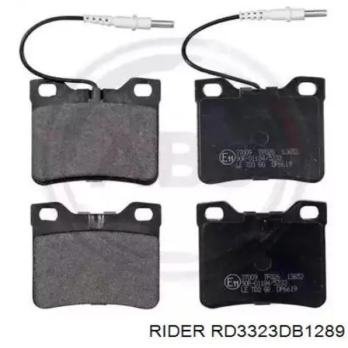 Купить RD3323DB1289 Rider Колодки тормозные задние, дисковые