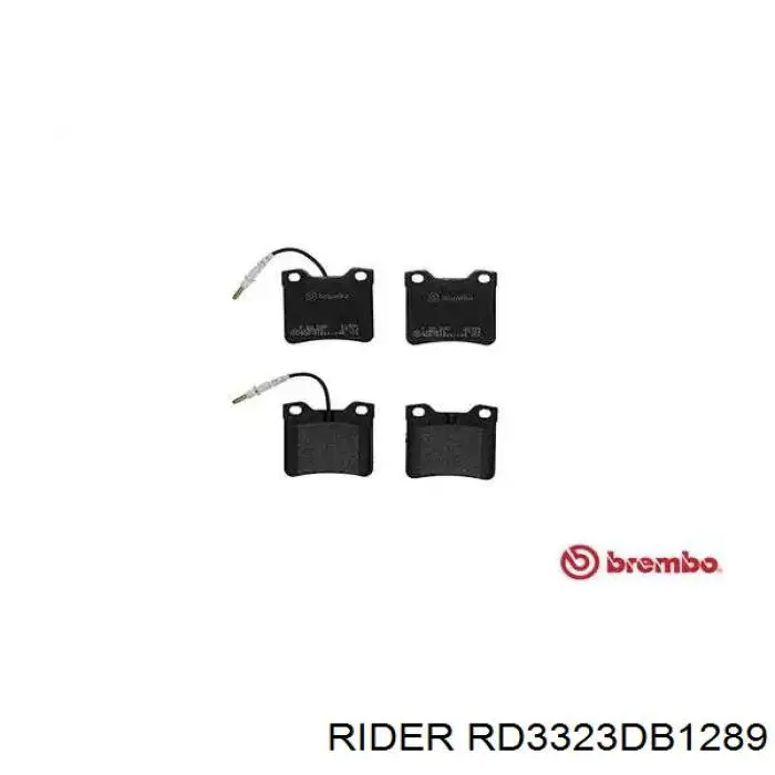 Задние тормозные колодки RD3323DB1289 Rider