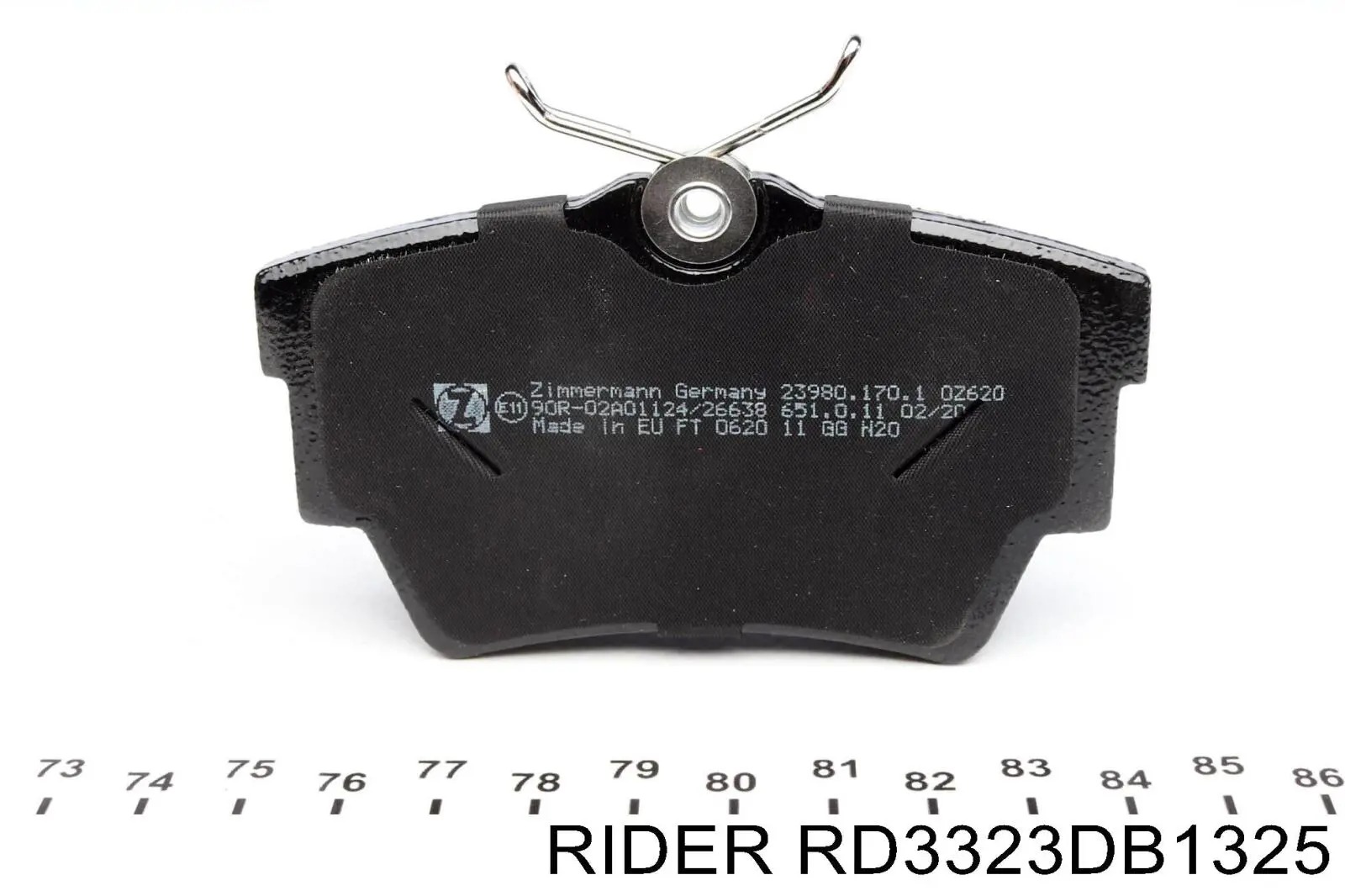 RD3323DB1325 Rider Колодки тормозные дисковые комплект