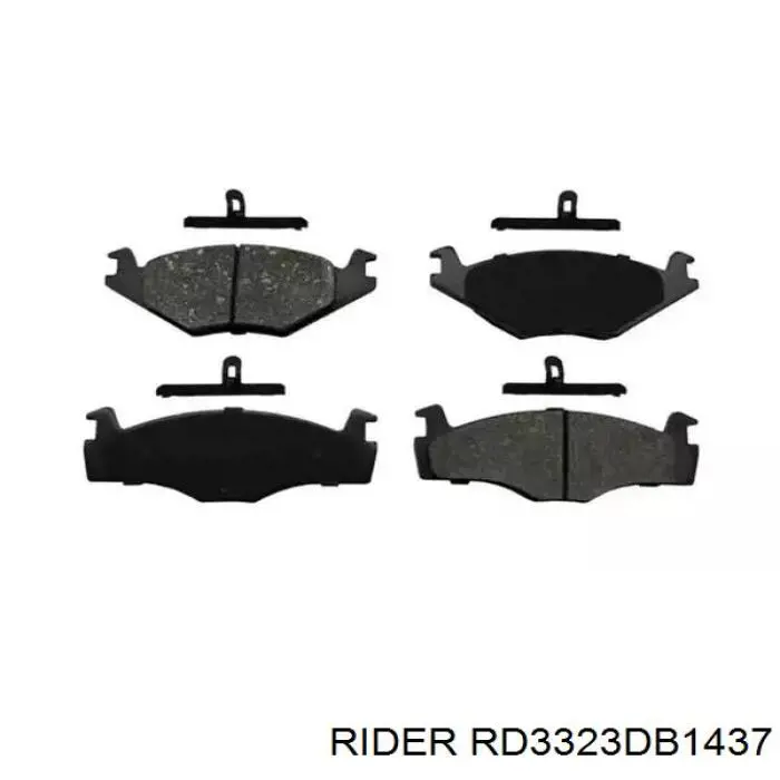Купить RD3323DB1437 Rider Колодки тормозные