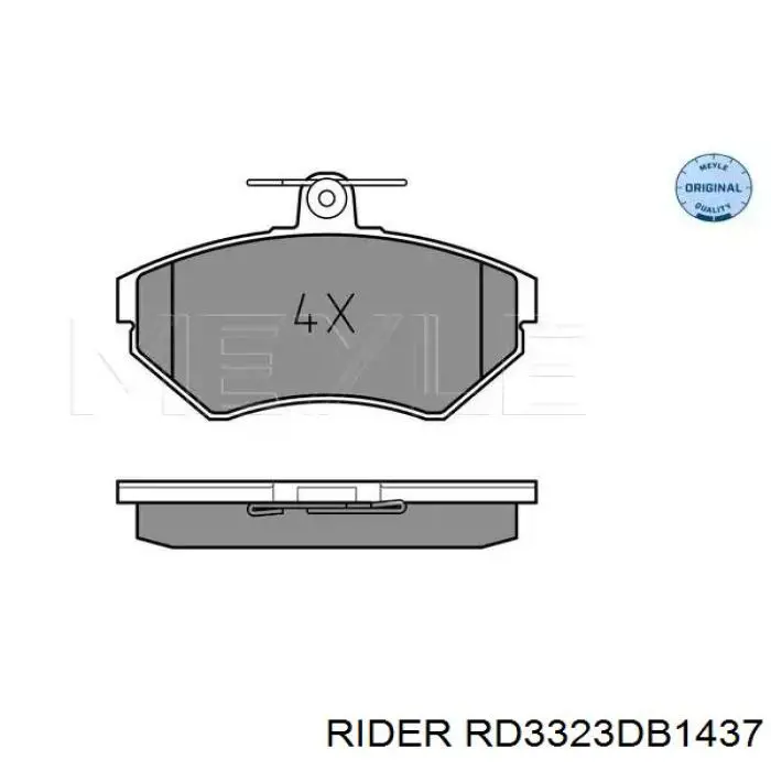 RD3323DB1437 Rider Колодки передние