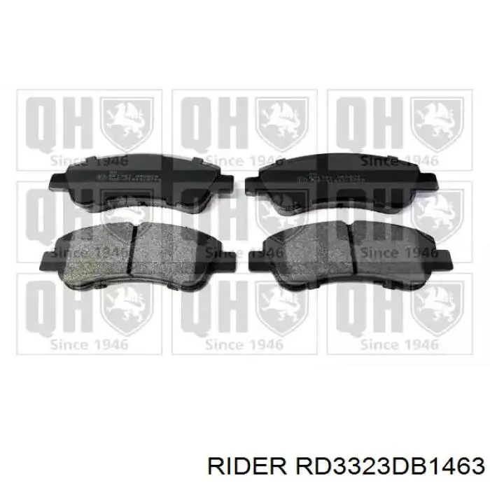 Колодки Rider RD3323DB1463 цена, от 16.42 USD