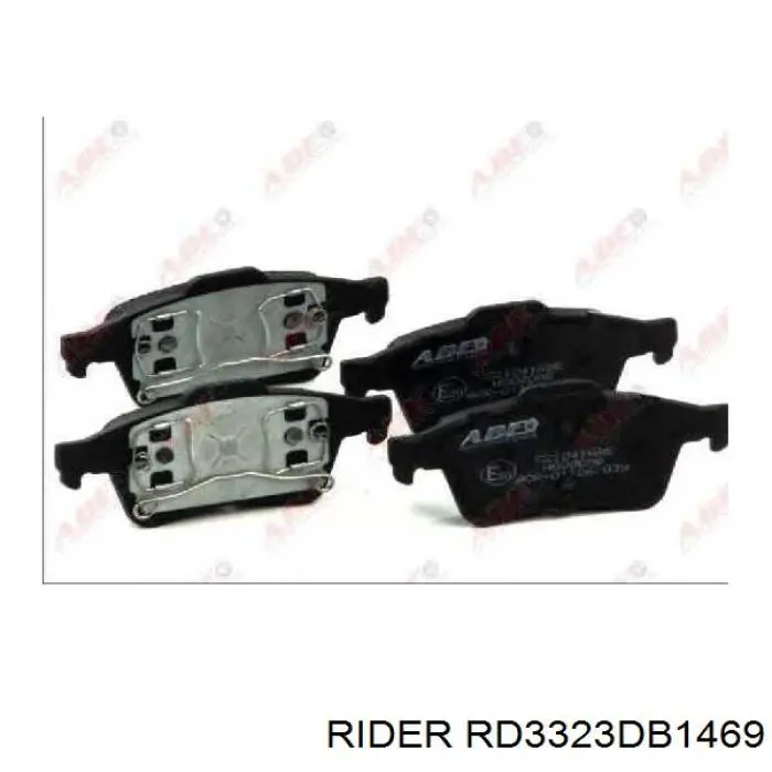 RD3323DB1469 Rider Колодки тормозные дисковые комплект