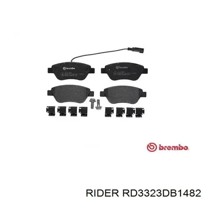 Колодки Rider RD3323DB1482 цена, от 16.43 USD