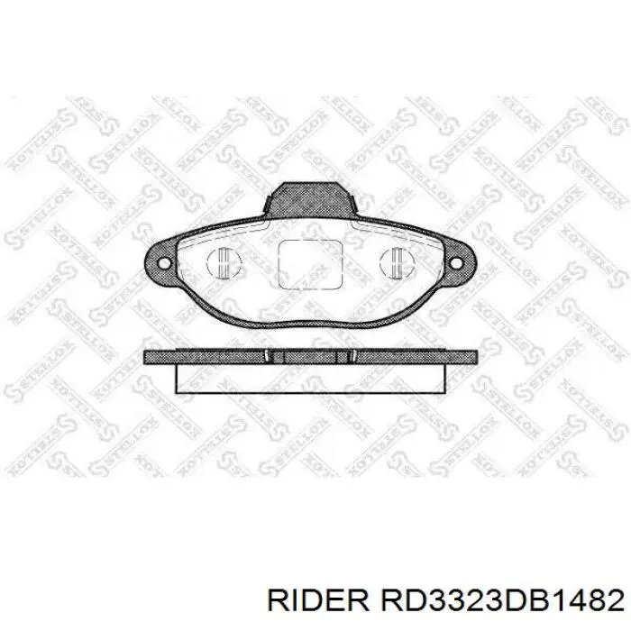 Купить RD3323DB1482 Rider Колодки тормозные